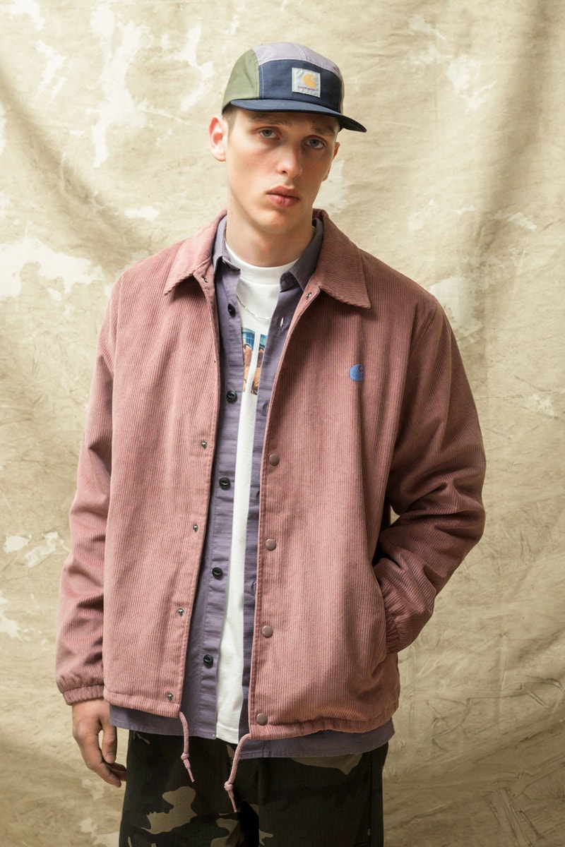 carhartt wip spring summer 2021 ss21 collection lookbook corduroy jacket cap