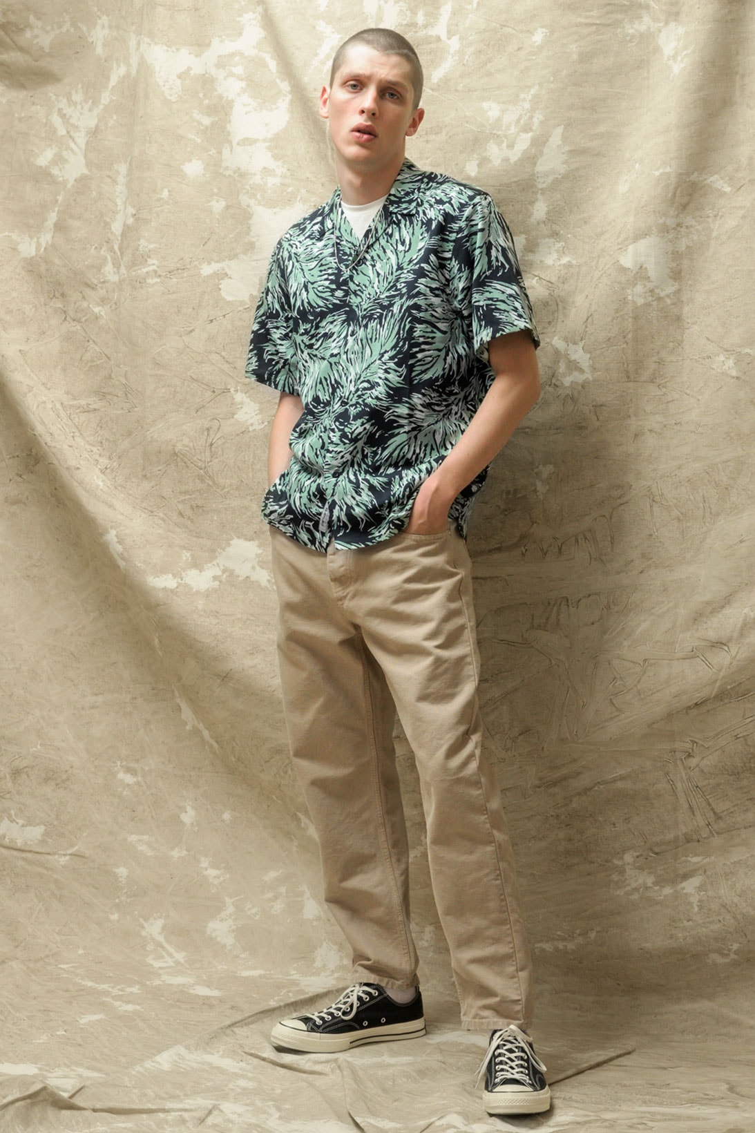 carhartt wip spring summer 2021 ss21 collection lookbook pattern shirt trousers