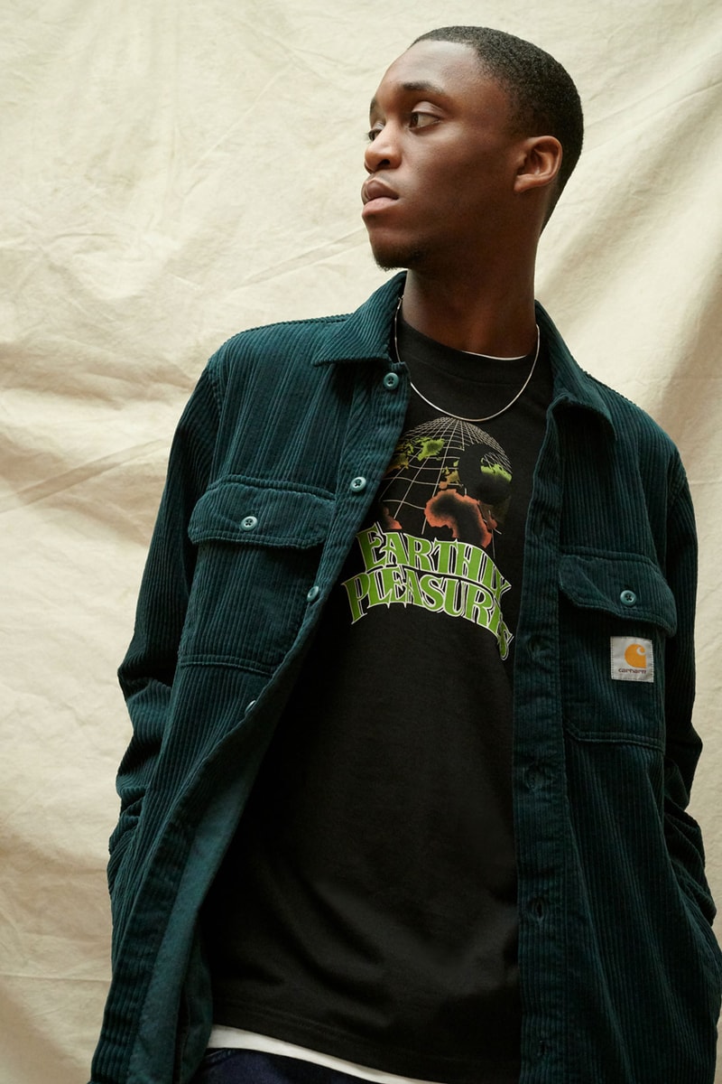 carhartt wip spring summer 2021 ss21 collection lookbook corduroy jacket t-shirt