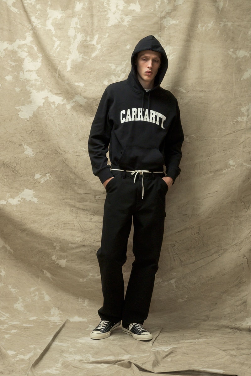 carhartt wip spring summer 2021 ss21 collection lookbook logo hoodie