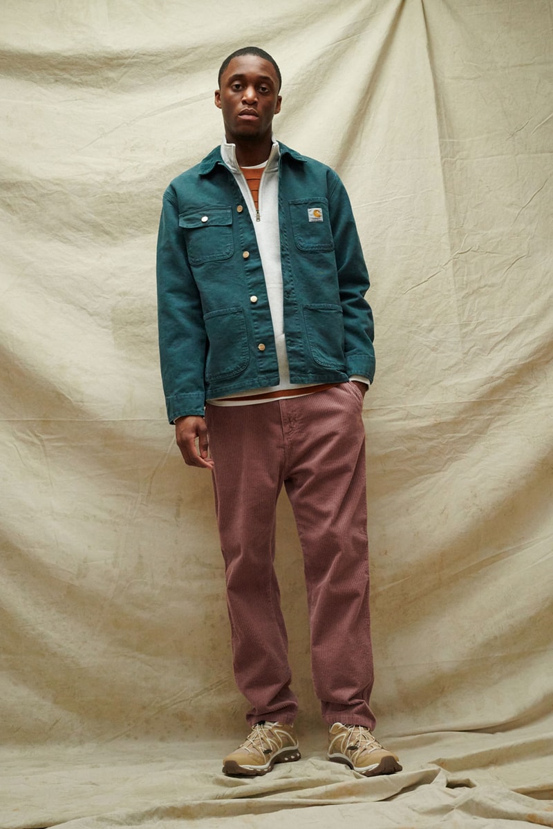 carhartt wip spring summer 2021 ss21 collection lookbook denim jacket corduroy pants