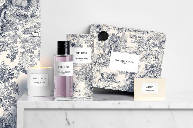 christian dior beauty perfumes fragrances toile de jouy limited edition gris purple 30 montaigne candle neroli imperial soap bar