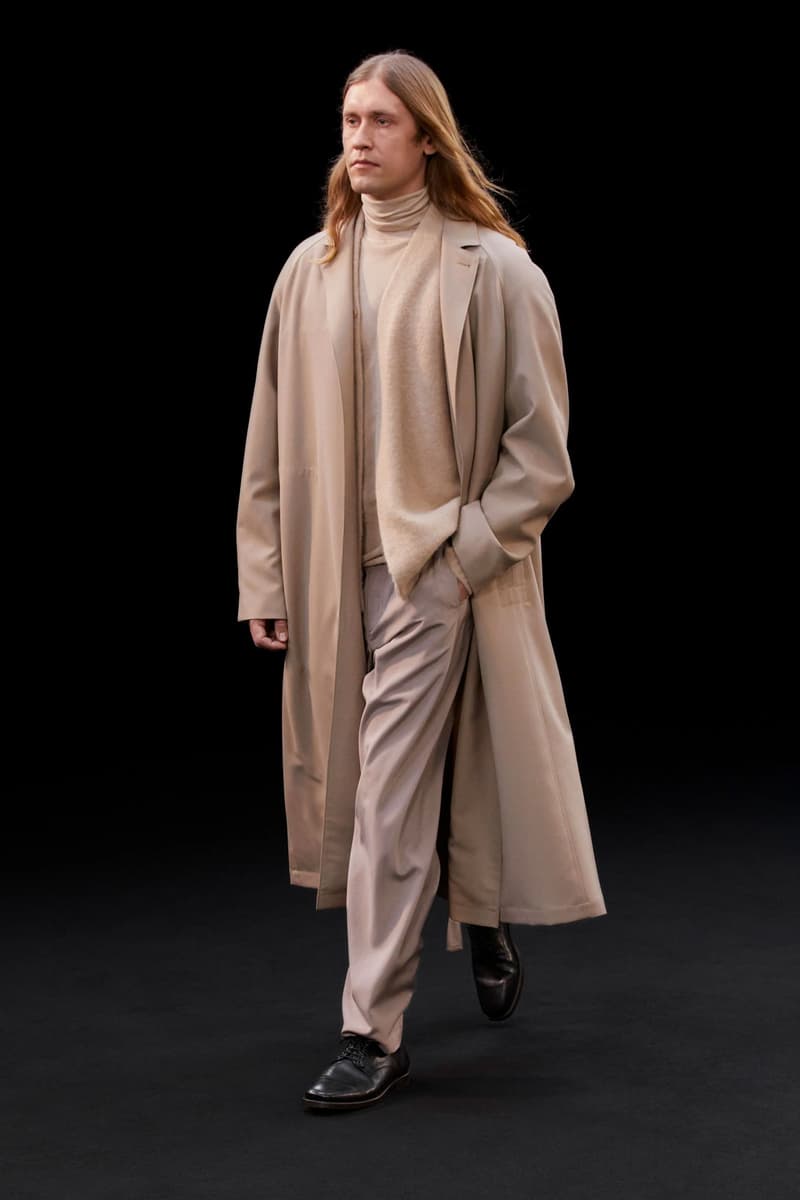 lemaire fall winter collection lookbook flaneur coats layered outfits oversized blazers christophe sarah linh tran 