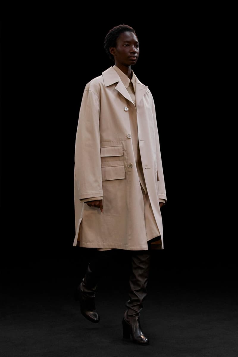 lemaire fall winter collection lookbook flaneur coats layered outfits oversized blazers christophe sarah linh tran 