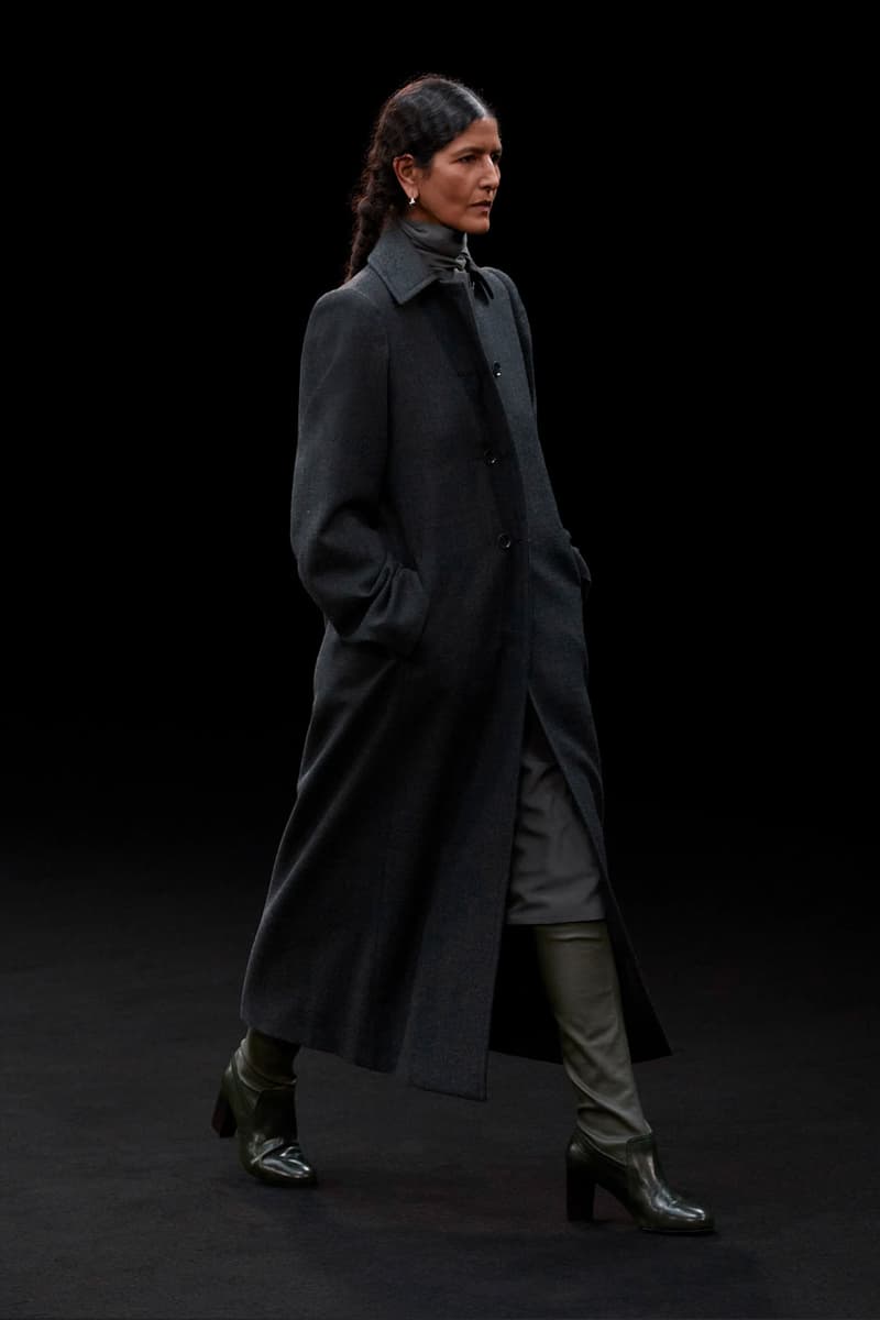 lemaire fall winter collection lookbook flaneur coats layered outfits oversized blazers christophe sarah linh tran 