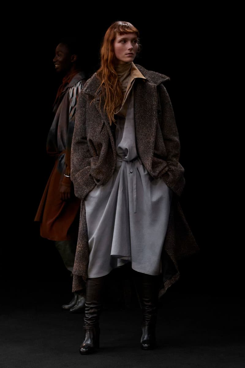 lemaire fall winter collection lookbook flaneur coats layered outfits oversized blazers christophe sarah linh tran 