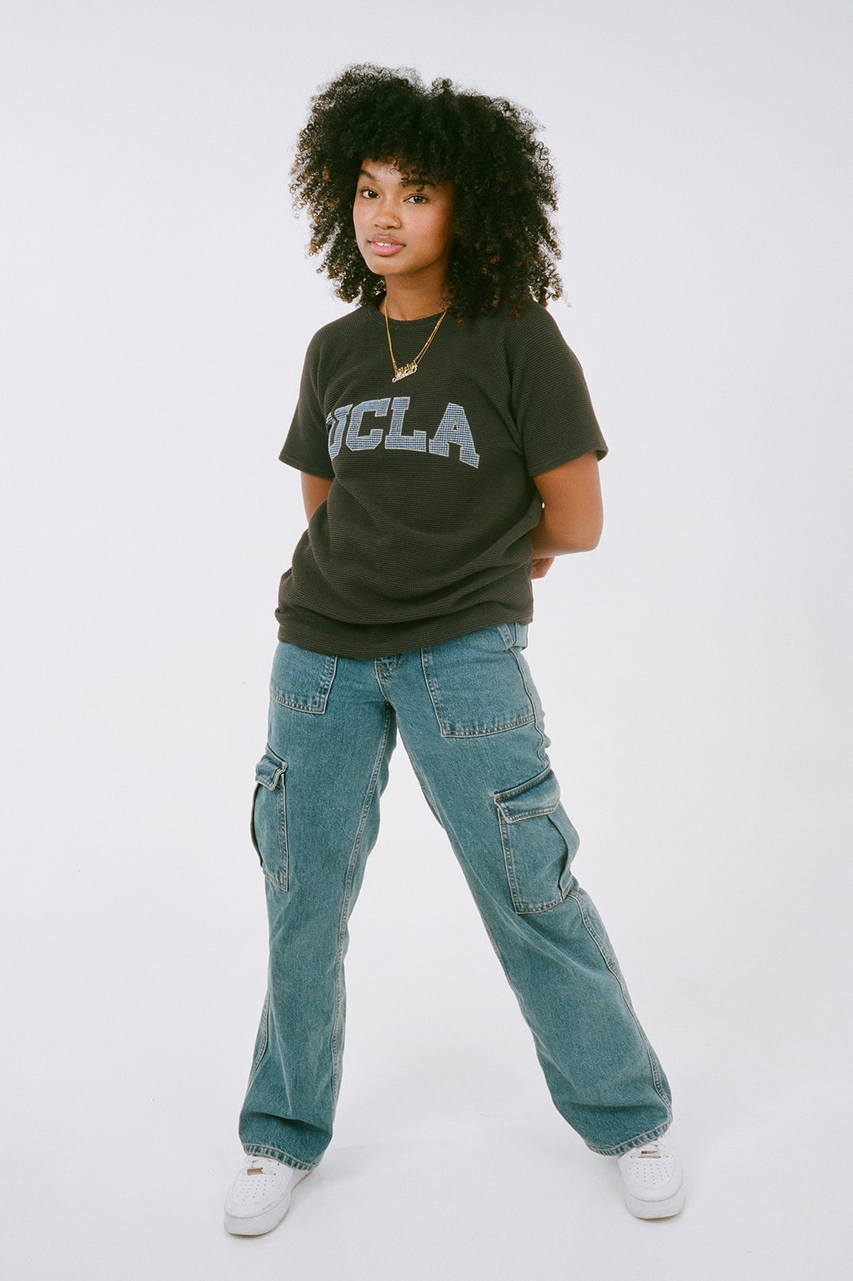 CMMND x UCLA Collaboration Merchandise Collection T-Shirt Blue