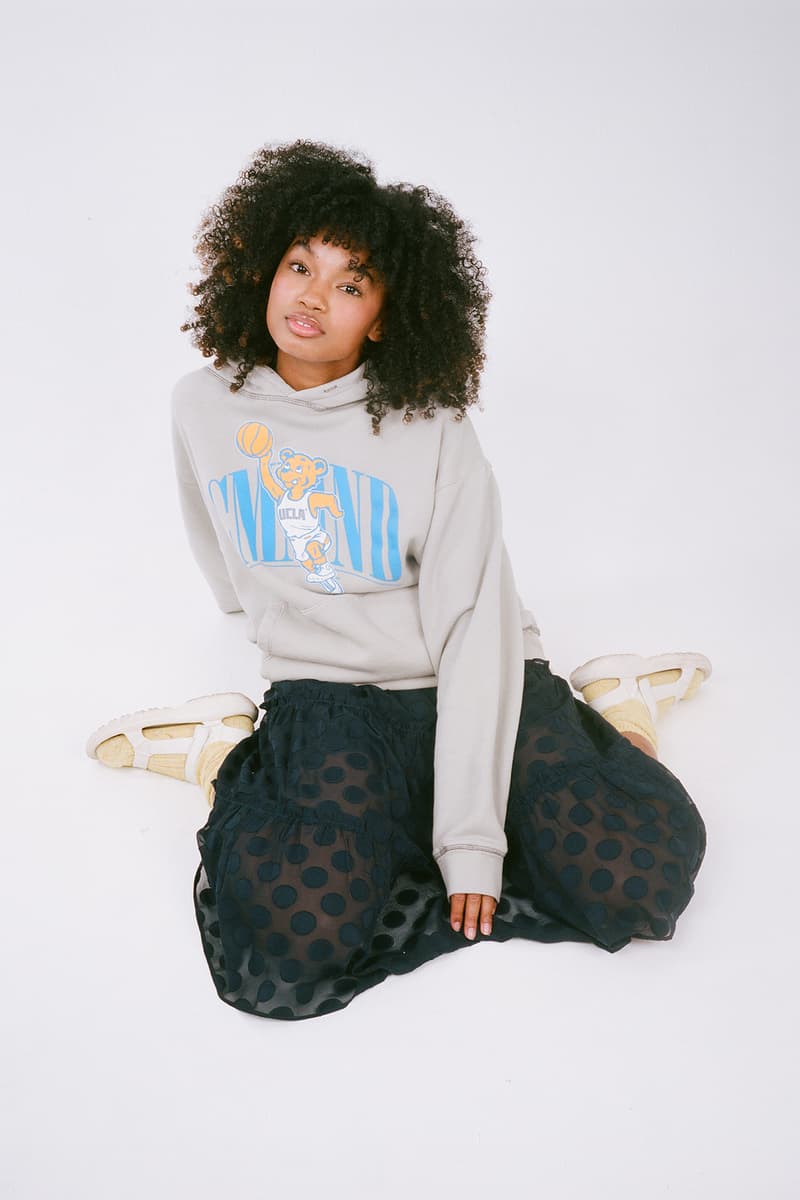 CMMND x UCLA Collaboration Merchandise Collection T-Shirt Blue