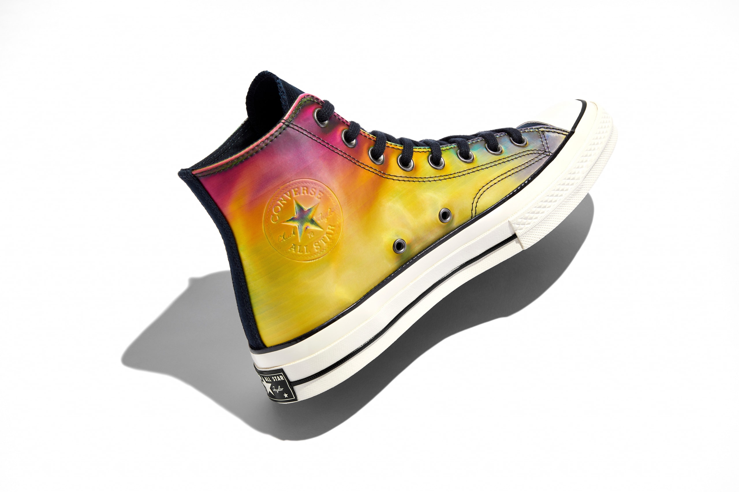 converse spring summer basketball collection high top lateral chuck 70 yellow pink white