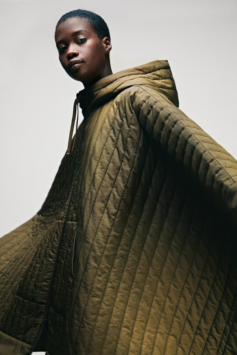 cos activewear collection drop 2 womens jacket outerwear green