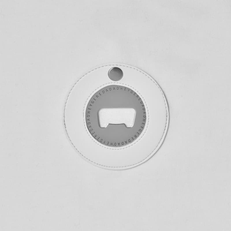 dada dheygere collaboration t-shirt bottle opener gray