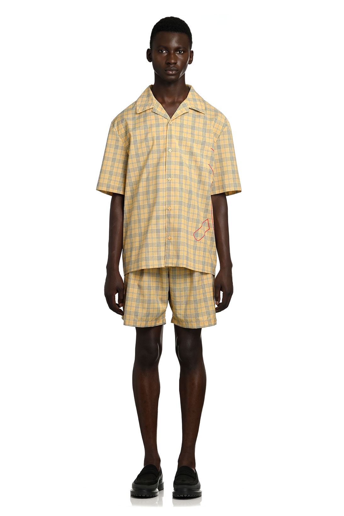 daily paper spring summer ss21 collection lookbook yellow check plaid summer shorts