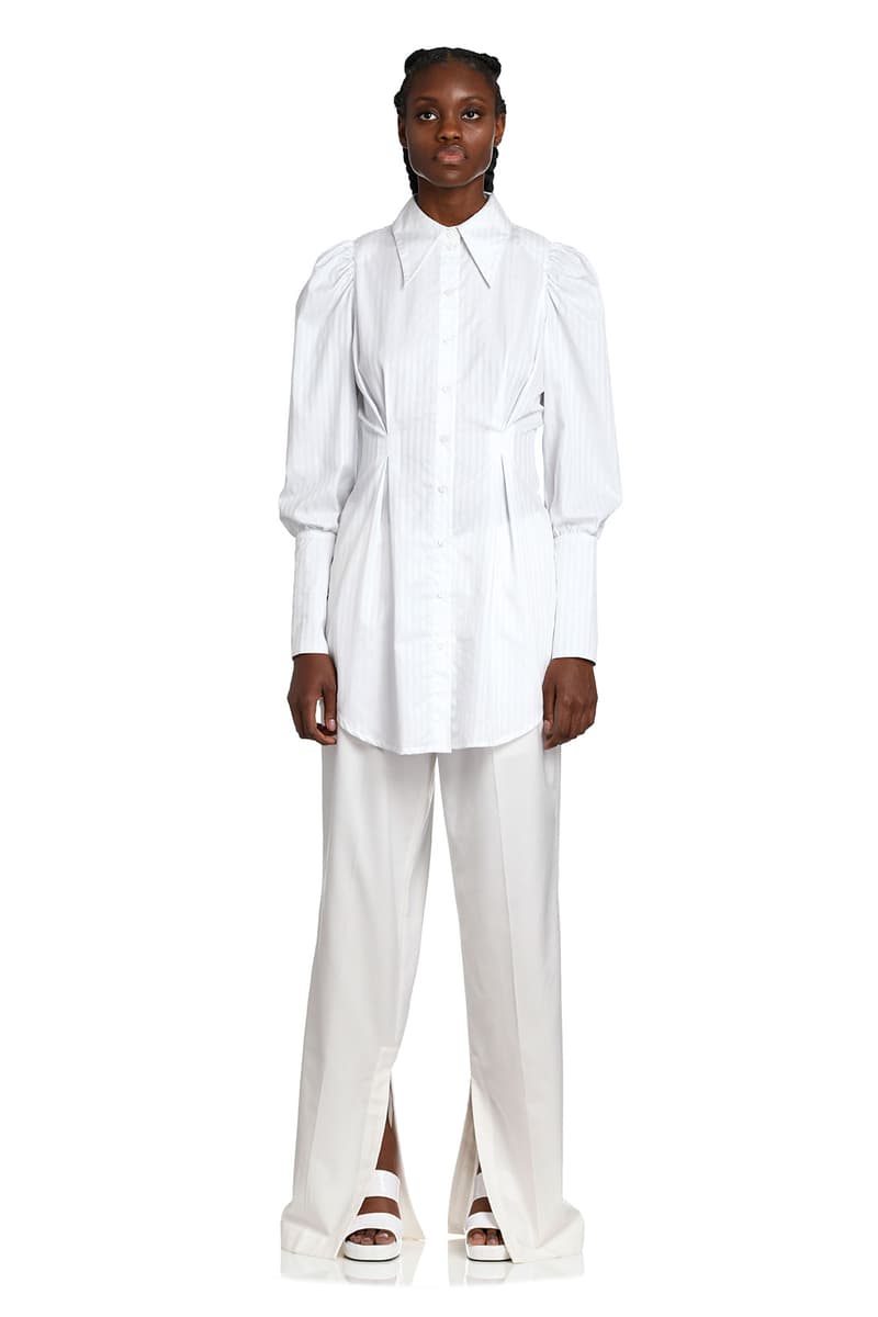 daily paper spring summer ss21 collection lookbook pleated shirt trousers