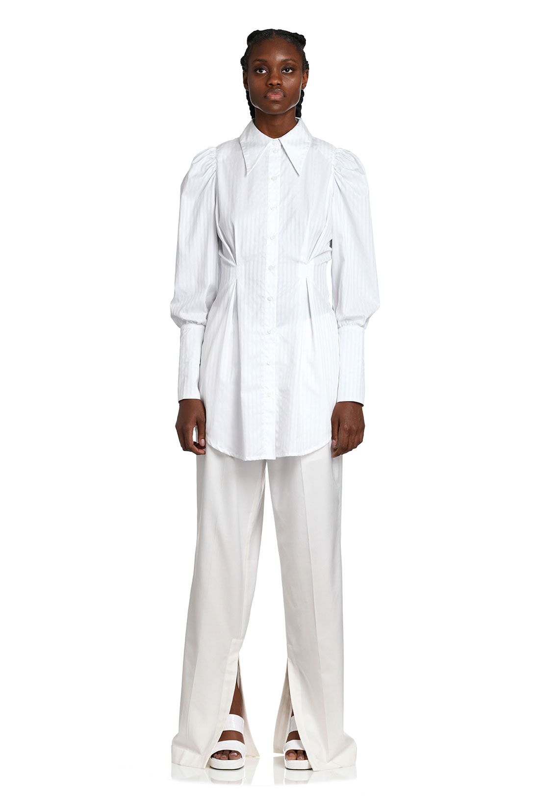 daily paper spring summer ss21 collection lookbook pleated shirt trousers