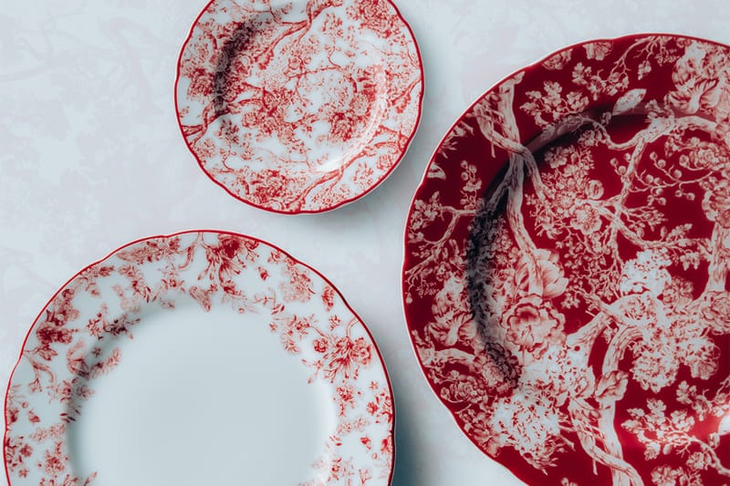 Dior Preps for Valentine's Day With New "Toile De Jouy Rouge" Homeware Range
