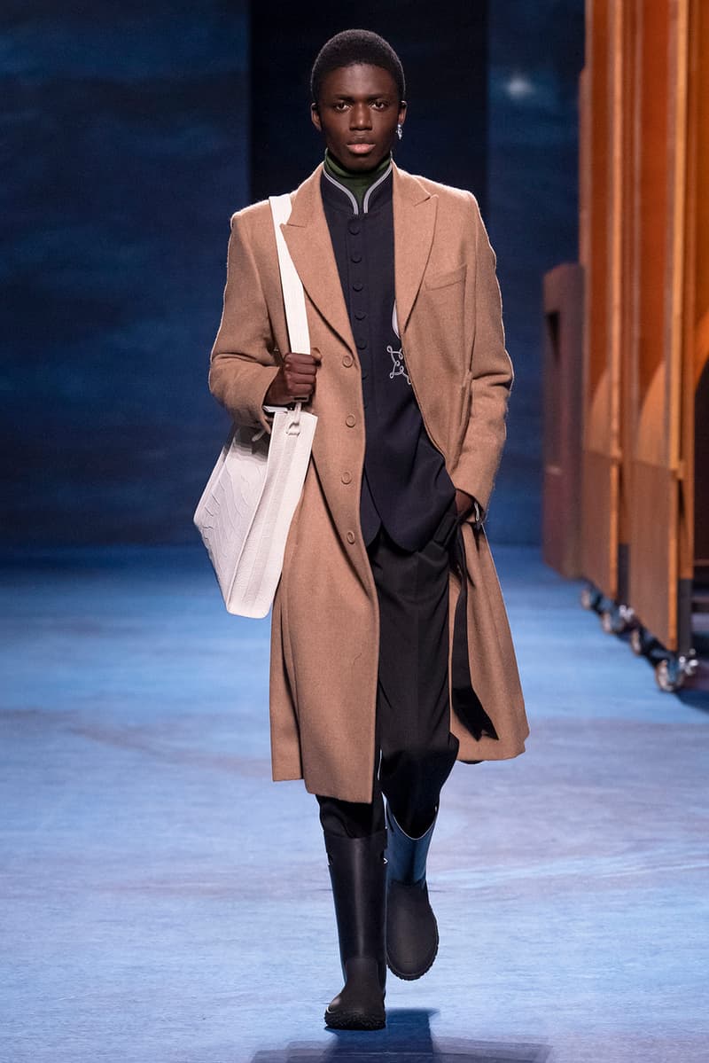 dior mens fall winter collection paris fashion week pfw kim jones runway show jackets coats hats bags pants