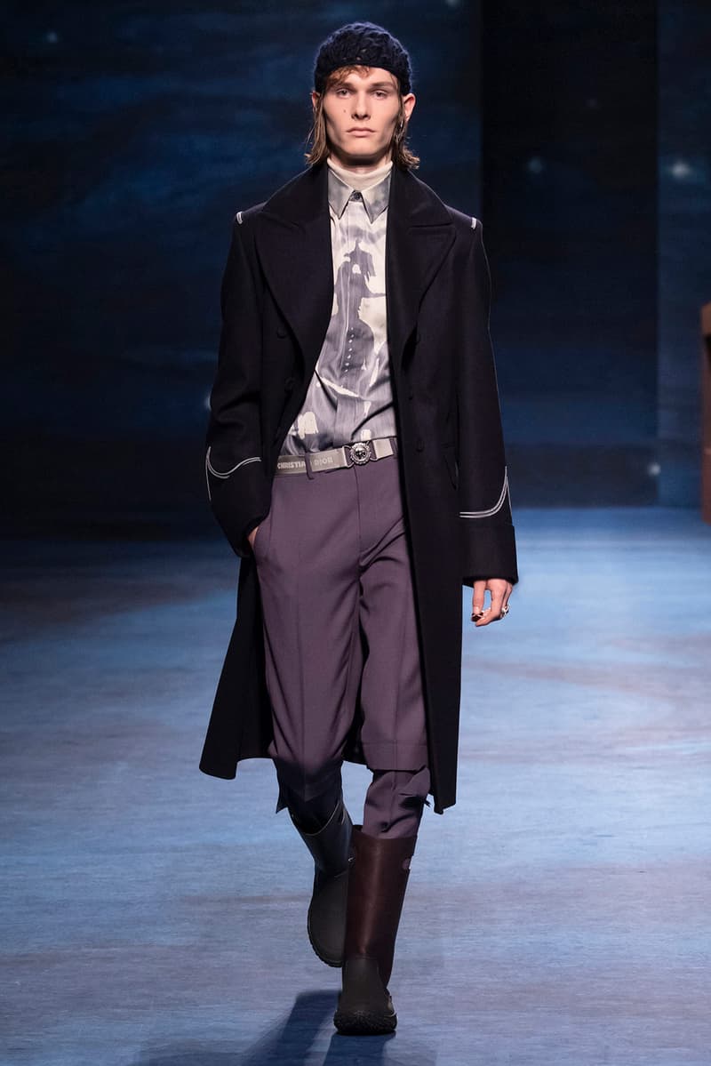 dior mens fall winter collection paris fashion week pfw kim jones runway show jackets coats hats bags pants