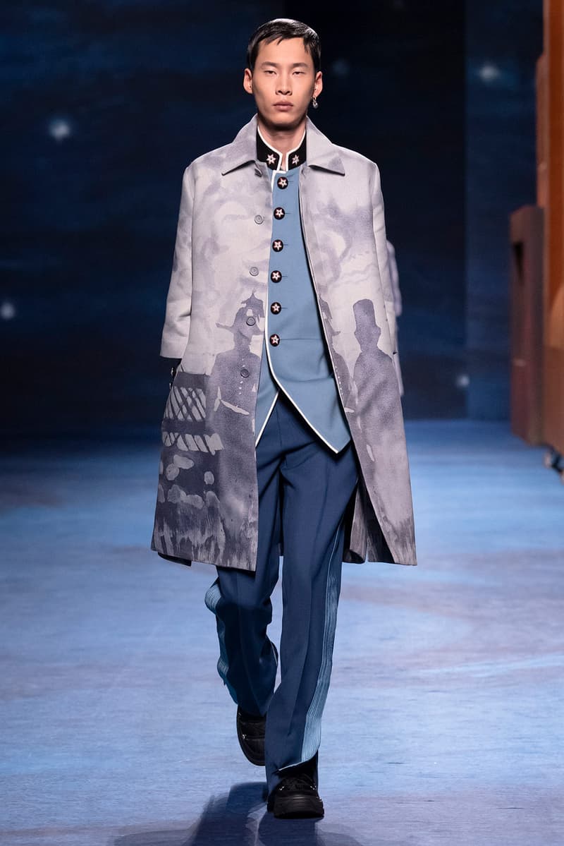 dior mens fall winter collection paris fashion week pfw kim jones runway show jackets coats hats bags pants