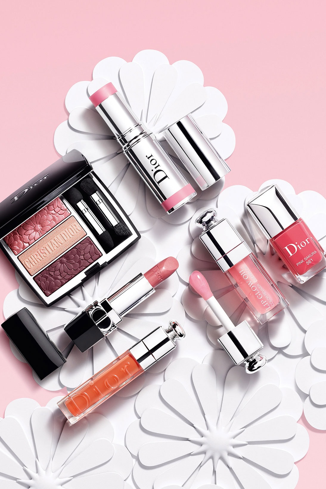dior pure glow spring collection lipsticks eyeshadows lip oil plumper blushes nail polishes