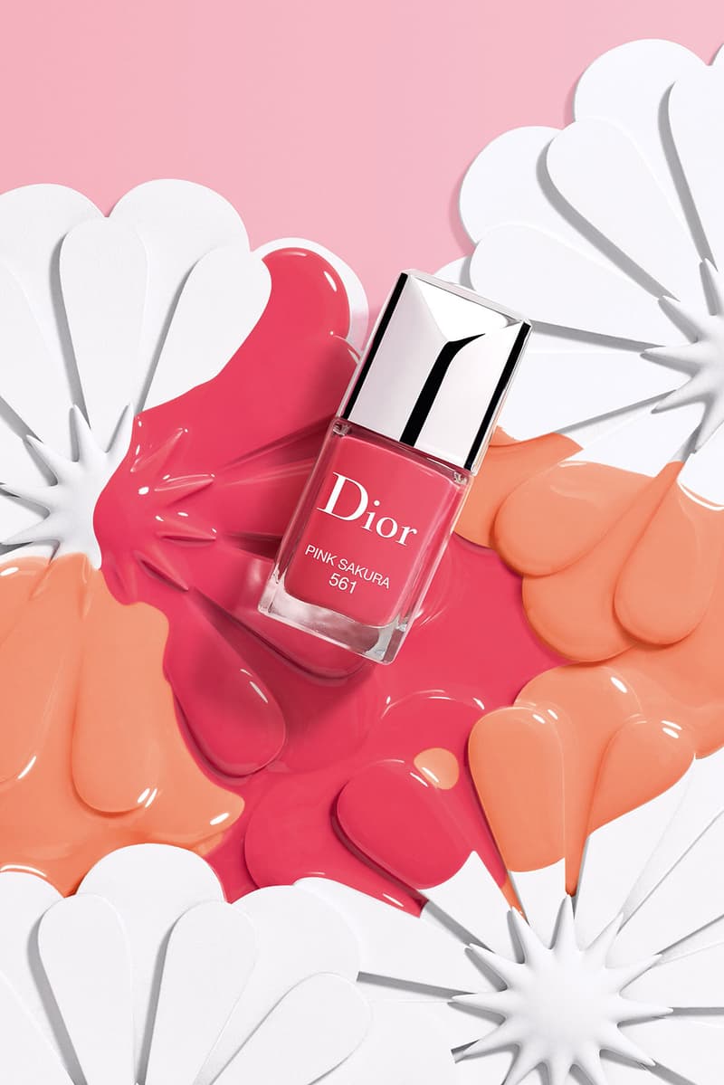 dior pure glow spring collection nail polish