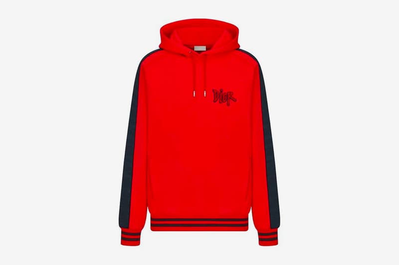 dior shawn stussy chinese lunar new year ox capsule collection hoodie sweatshirt red