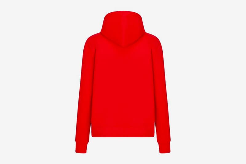 dior shawn stussy chinese lunar new year ox capsule collection hoodie red