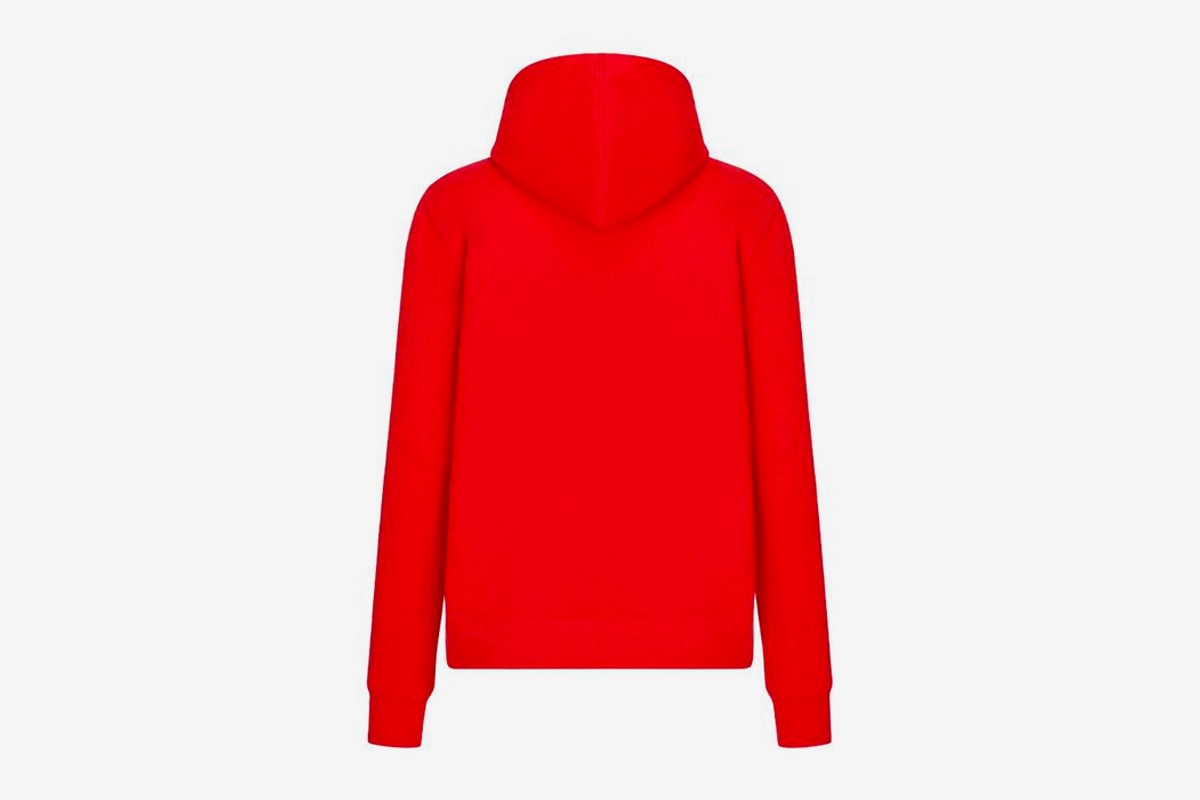 dior shawn stussy chinese lunar new year ox capsule collection hoodie red