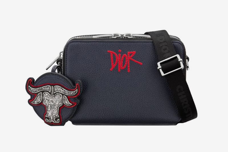 dior shawn stussy chinese lunar new year ox capsule collection crossbody handbag