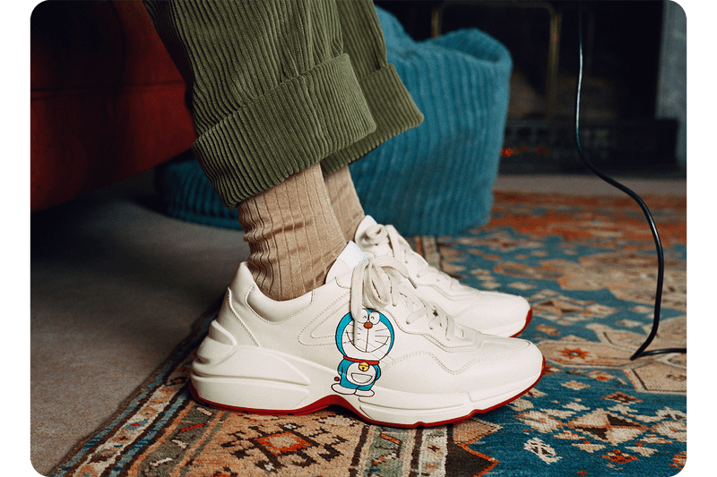 Doraemon x Gucci Collaboration Collection Lunar Chinese New Year Campaign Sneaker Phone Case