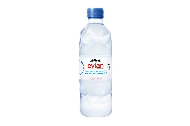 Virgil Abloh Debuts Recyclable Evian Water Bottle Hypebae
