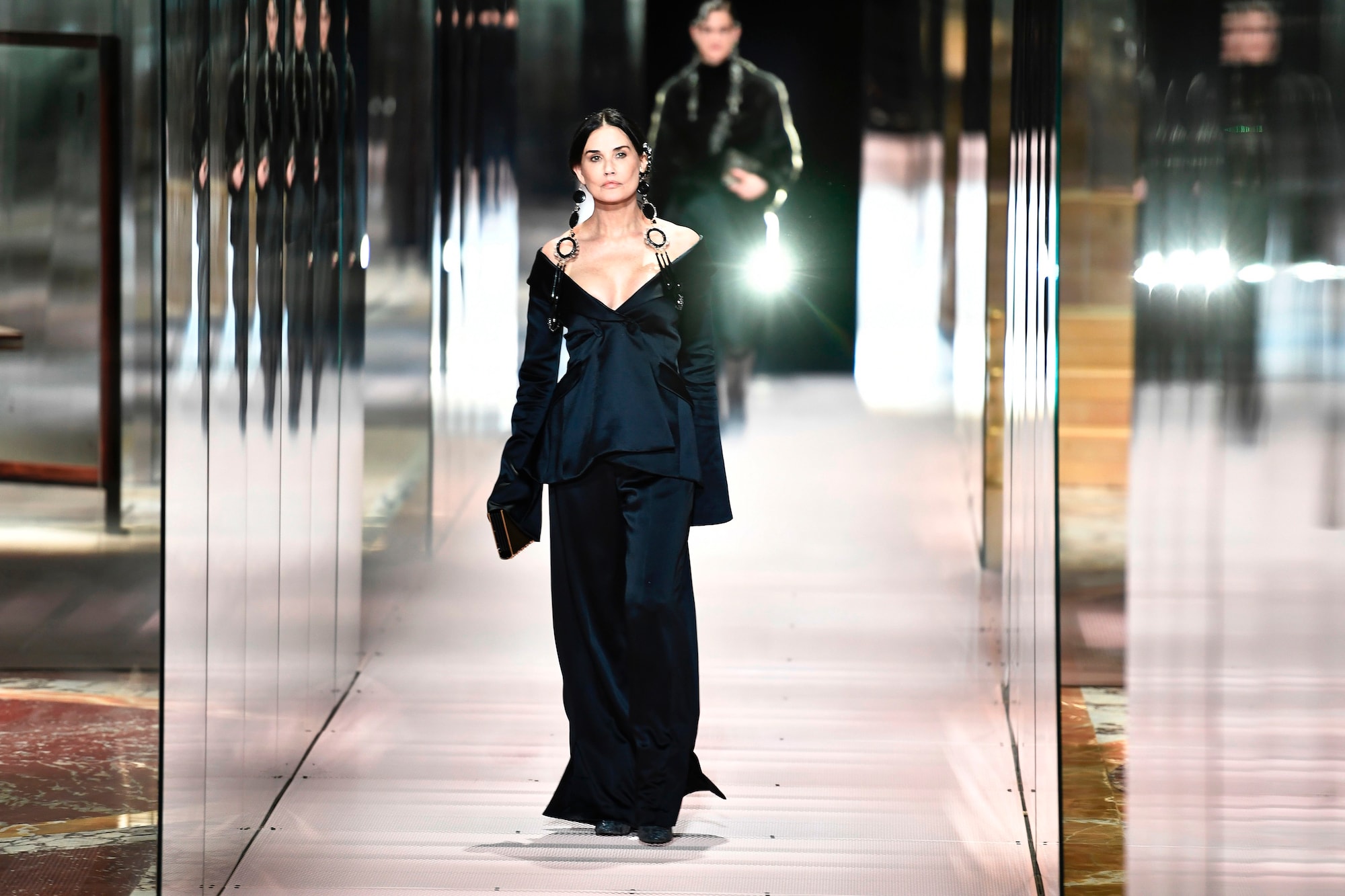 Kim Jones Debuts Fendi Haute Couture Collection Womenswear Kate Moss Naomi Campbell Cara Delevingne Demi Moore Adwoa Aboah Christy Turlington 