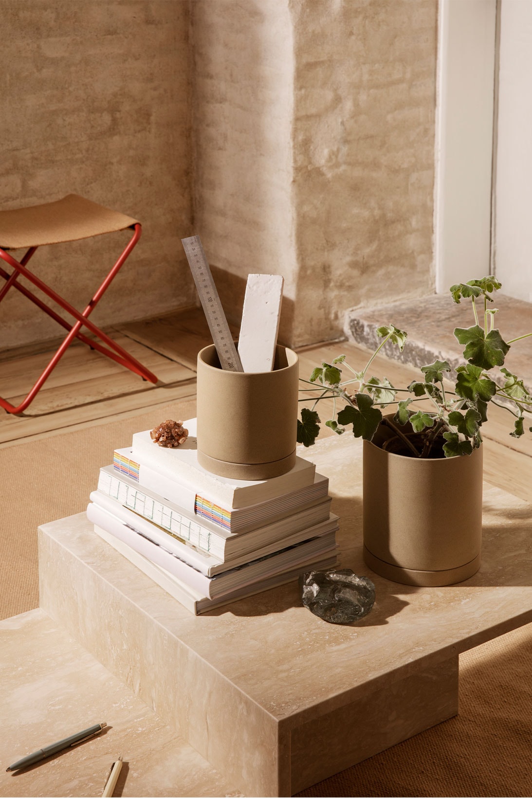 ferm living spring summer ss21 pre collection outdoor poetry furniture homeware pen holder stationery