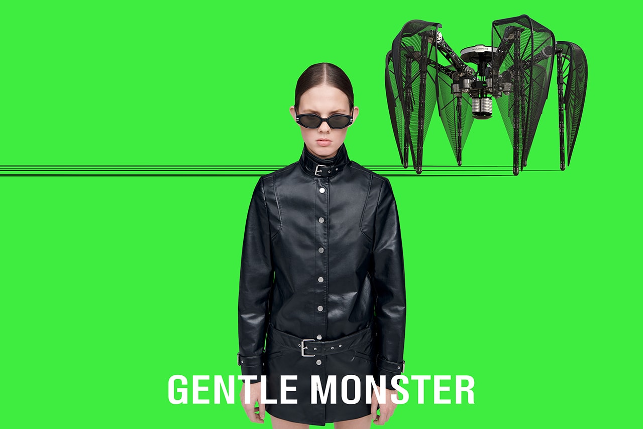 gentle monster unopened the probe collection campaign futuristic robot eyewear sunglasses