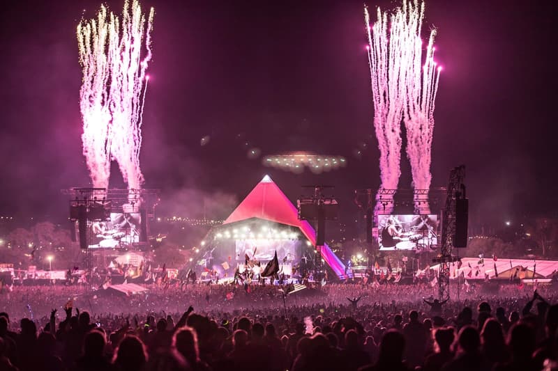 Glastonbury Music Festival Stage Performance Concert