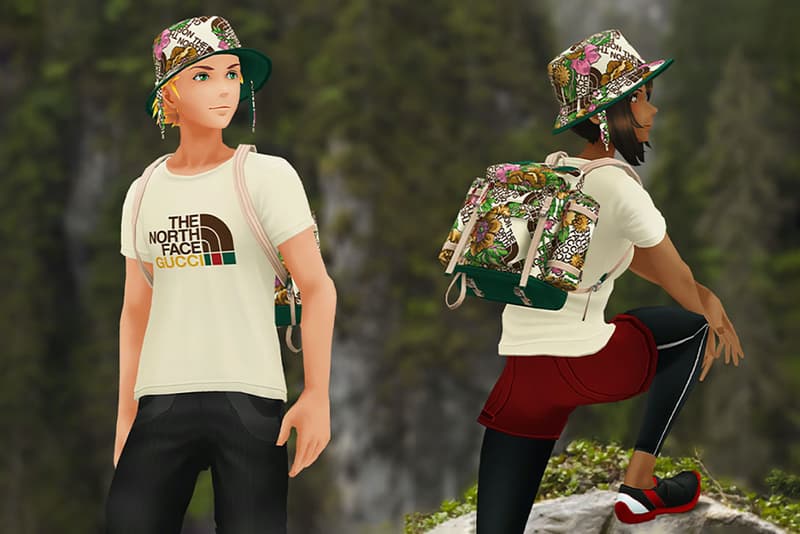 gucci the north face pokemon go collaboration tees hats backpacks avatar items video mobile games 