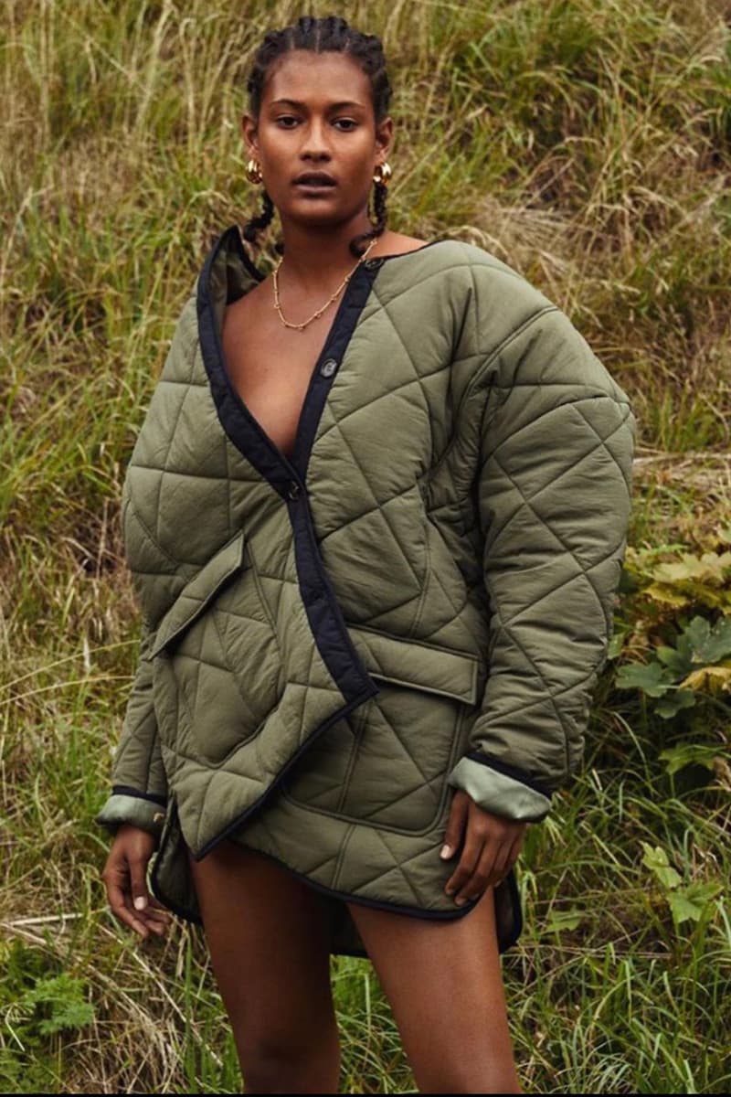 H2OFagerholt Jacket Green Army SS21 Collection Lookbook Campaign Danish Copenhagen Leisure Sports Brand Julie Bex Fagerholt