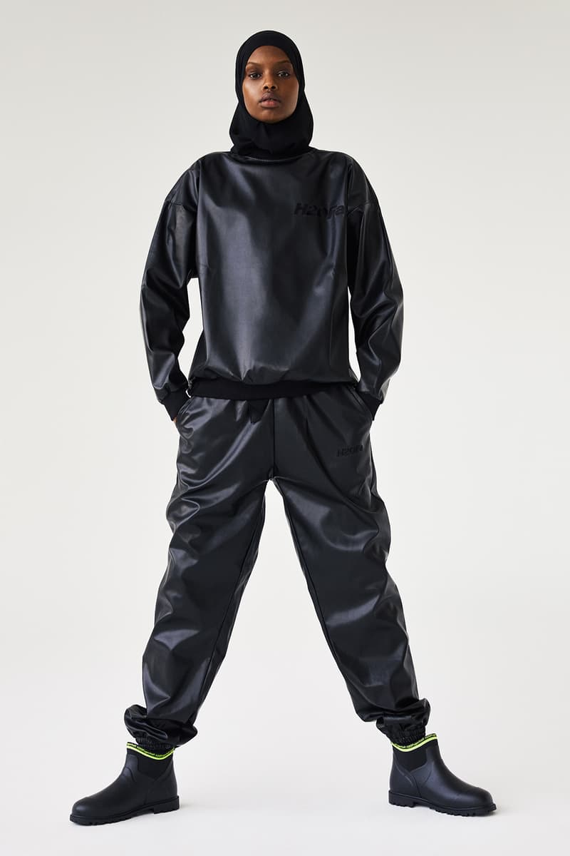 H2OFagerholt Rain Boots Black Top Pants SS21 Collection Lookbook Campaign Loungewear Sportswear Activewear Danish Copenhagen Leisure Sports Brand Julie Bex Fagerholt