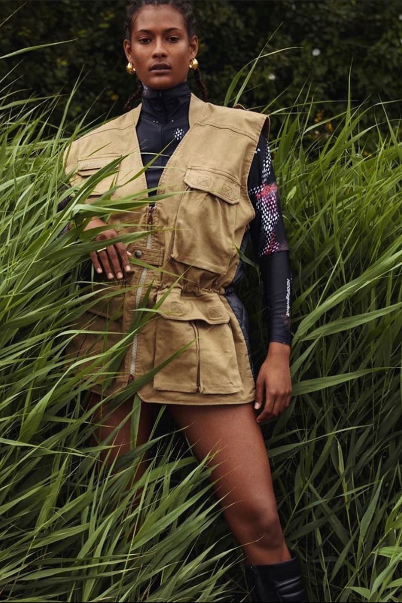 H2OFagerholt Beige Khaki Vest SS21 Collection Lookbook Campaign Loungewear Sportswear Activewear Danish Copenhagen Leisure Sports Brand Julie Bex Fagerholt