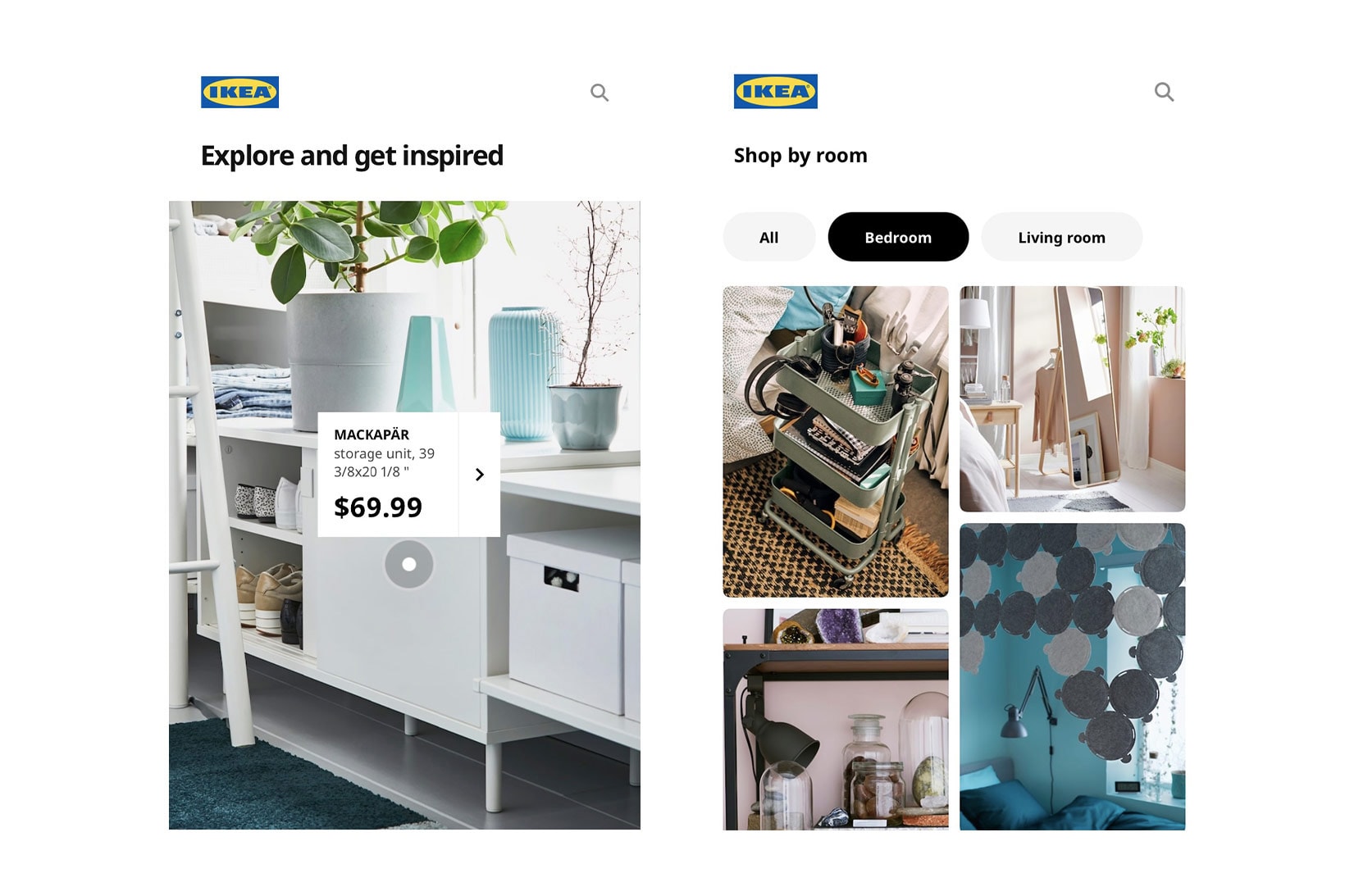 ikea united states app update shopping platform home screenshot furniture homeware bedroom living room