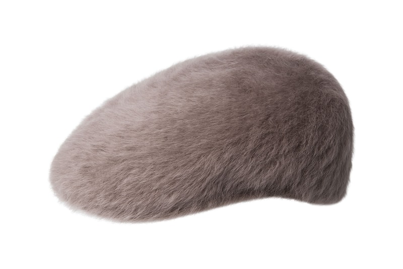 kangol fall winter fw201 headwear collection hats accessories beret faux fur angora gray purple