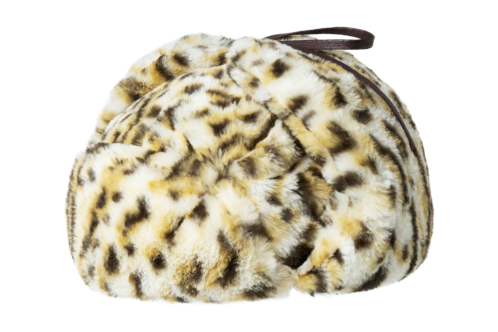 kangol fall winter fw201 headwear collection hats accessories trapper faux fur cheetah animal print