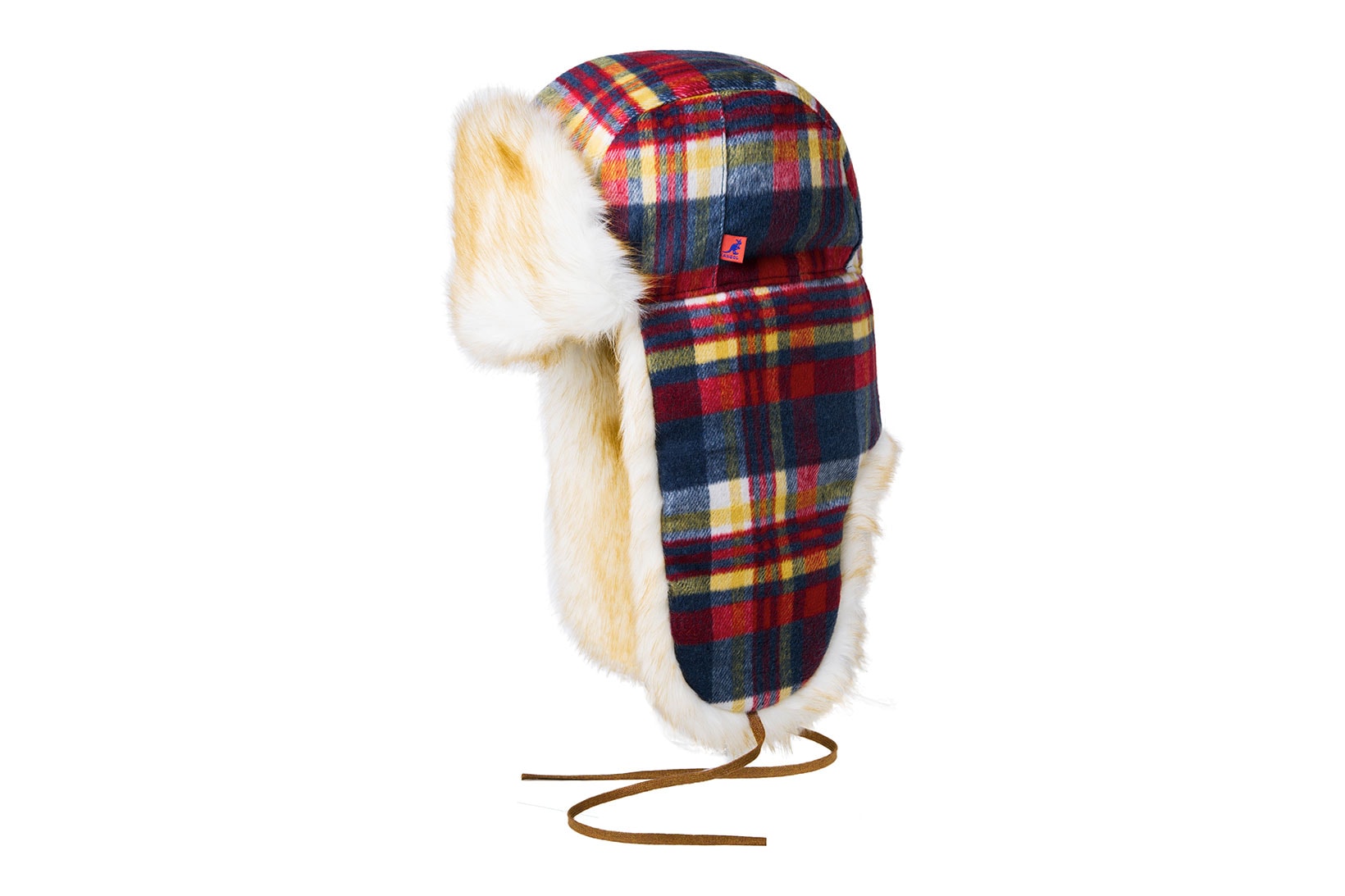 kangol fall winter fw201 headwear collection hats accessories trapper faux fur check plaid print