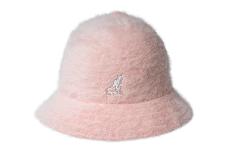 kangol fall winter fw201 headwear collection hats accessories bucket faux fur angora pink