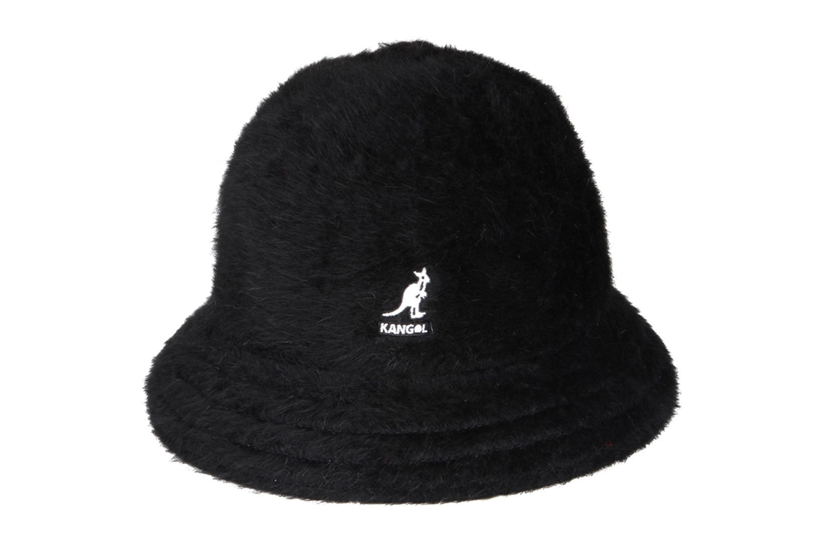 kangol fall winter fw201 headwear collection hats accessories bucket faux fur angora black