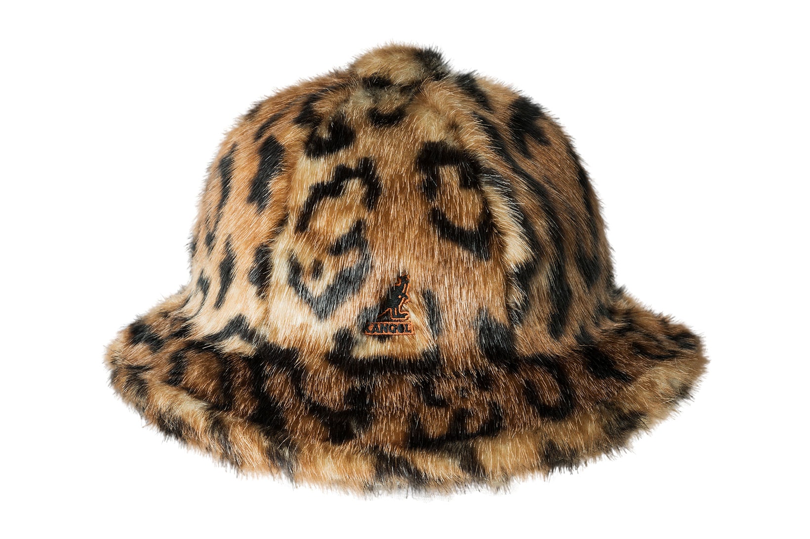 kangol fall winter fw201 headwear collection hats accessories bucket faux fur leopard animal print