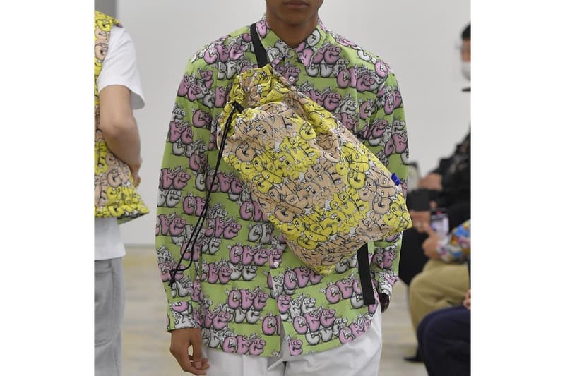 KAWS x COMME des GARCONS SHIRT Fall/Winter 2021 Collaboration Show Collection Bag