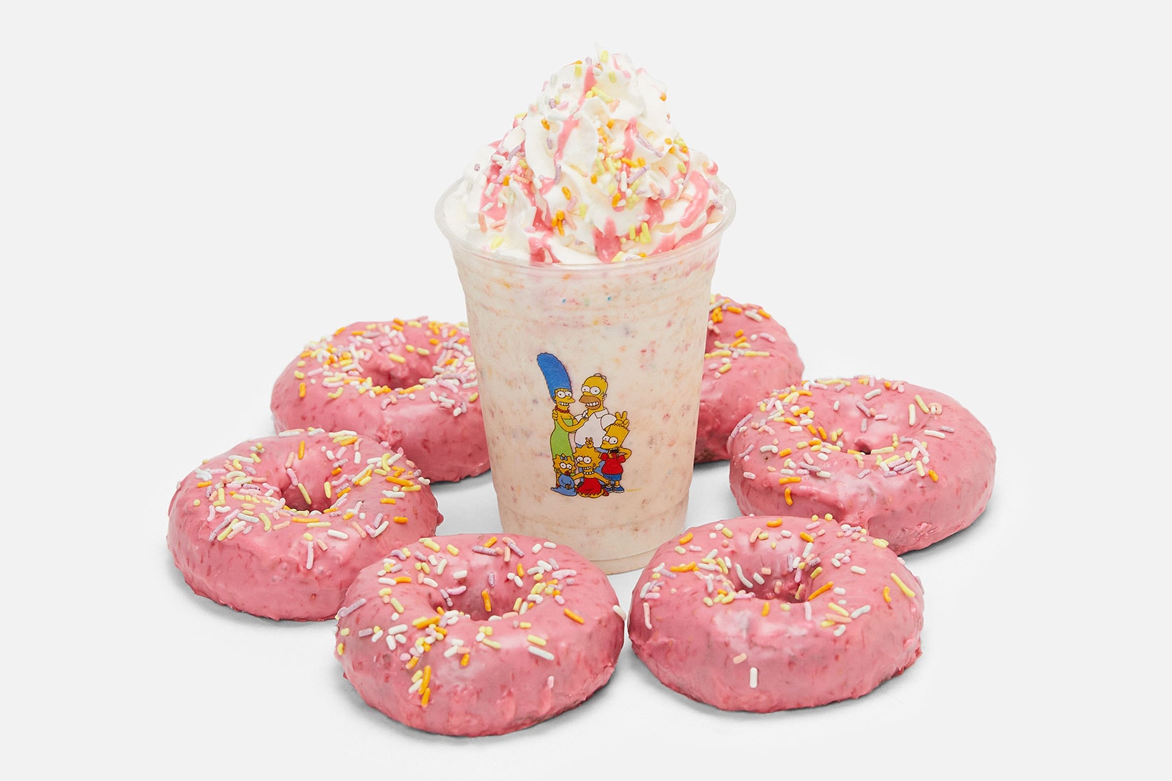 the simpsons kith collaboration pink donuts treats sweets dessert snacks ice cream
