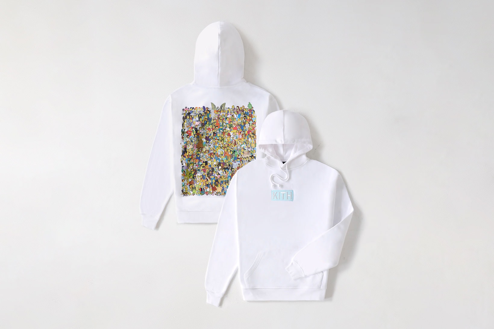 the simpsons kith collaboration graphic hoodie