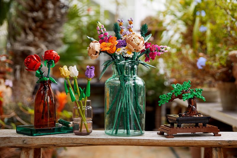 lego botanical collection flowers vases roses toys figures collectibles