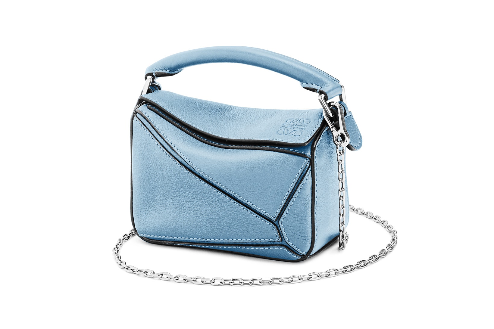 LOEWE Puzzle Handbag Collection Jonathan Anderson Light Blue Accessories Designer Bags